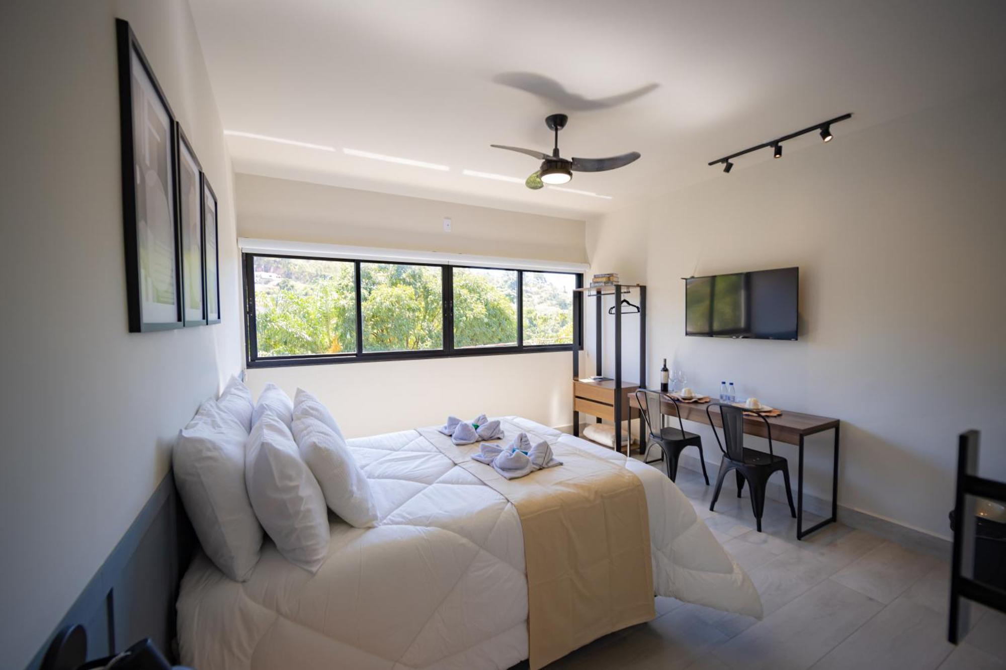 Ferienwohnung Loft Moderno Com Vista Para As Montanhas Águas de Lindóia Exterior foto